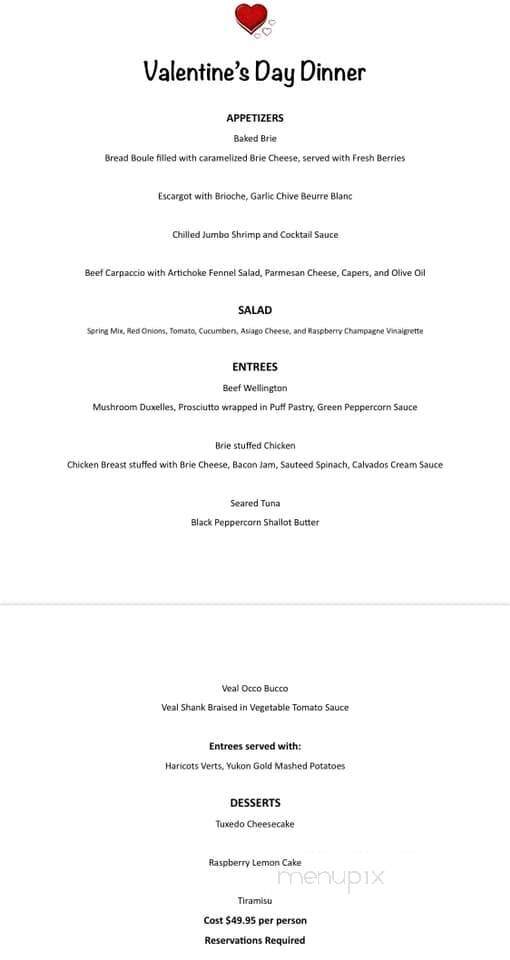 La Bonne Bouchee De St Louis - Creve Coeur, MO menu_pic