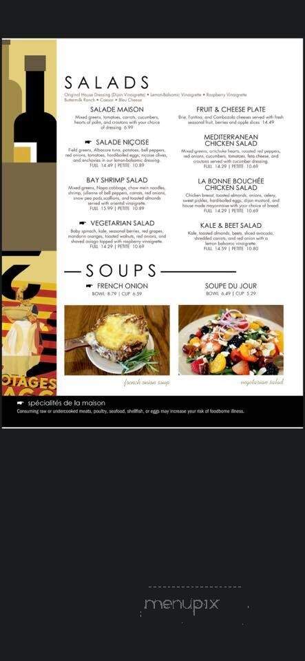 La Bonne Bouchee De St Louis - Creve Coeur, MO menu_pic