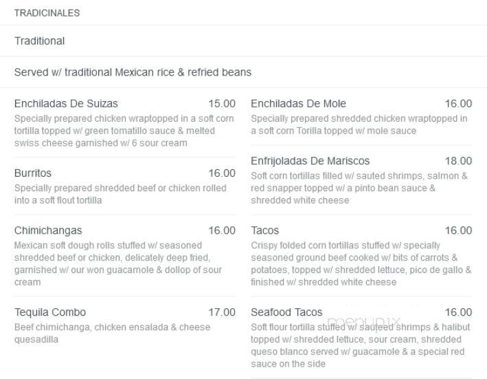 Tequila Sunrise - Bayside, NY menu_pic