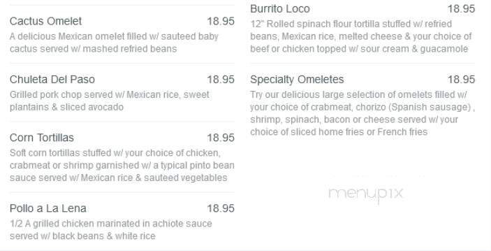 Tequila Sunrise - Bayside, NY menu_pic