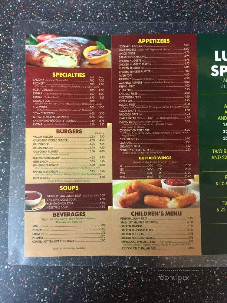 V & S Pizzeria - Fairless Hills, PA menu_pic