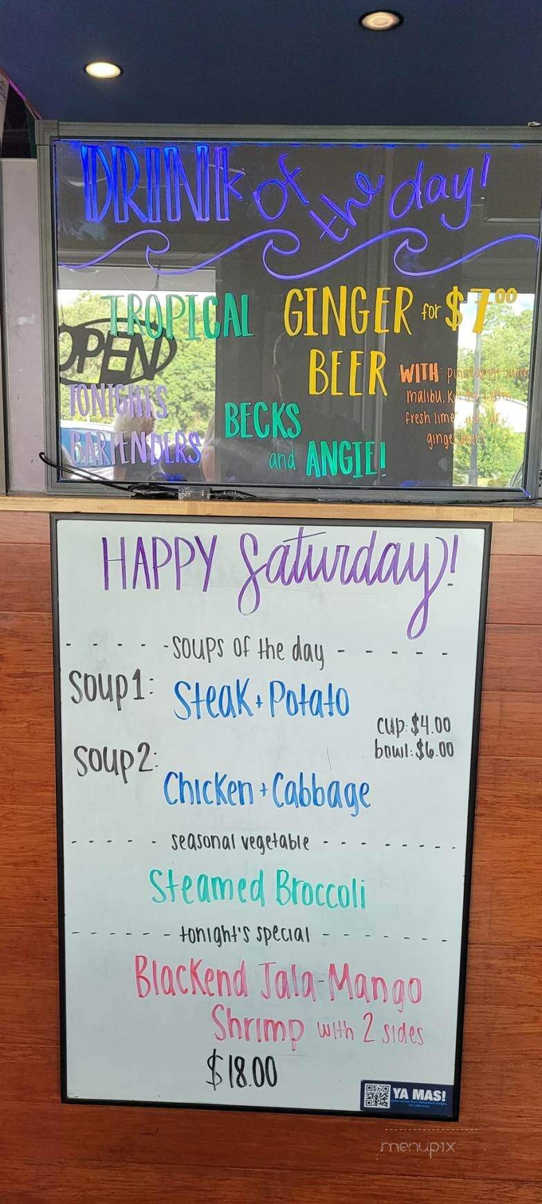 Schooners - Newport News, VA menu_pic