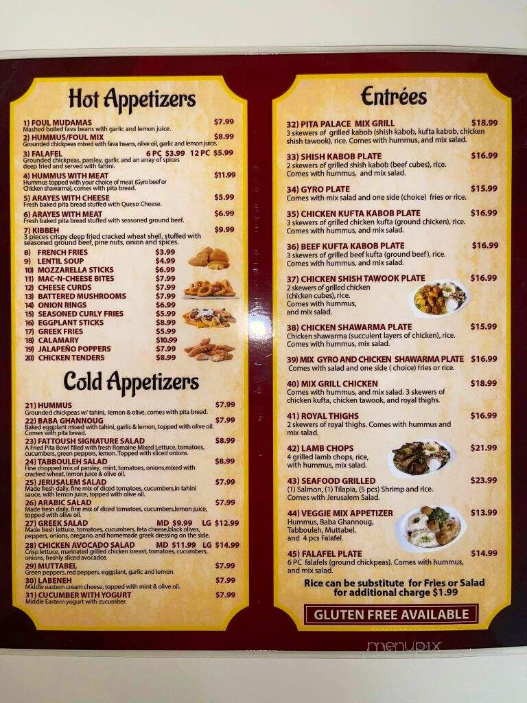 Omega Restaurant - Franklin, WI menu_pic