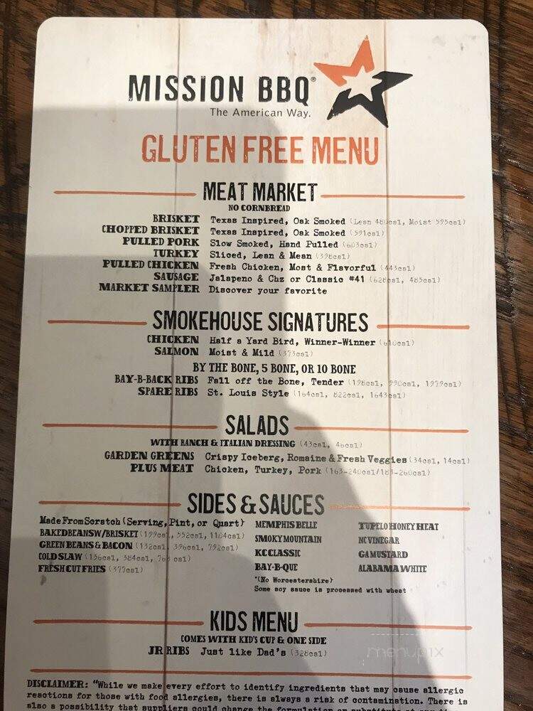 Mission BBQ - Nashville, TN menu_pic