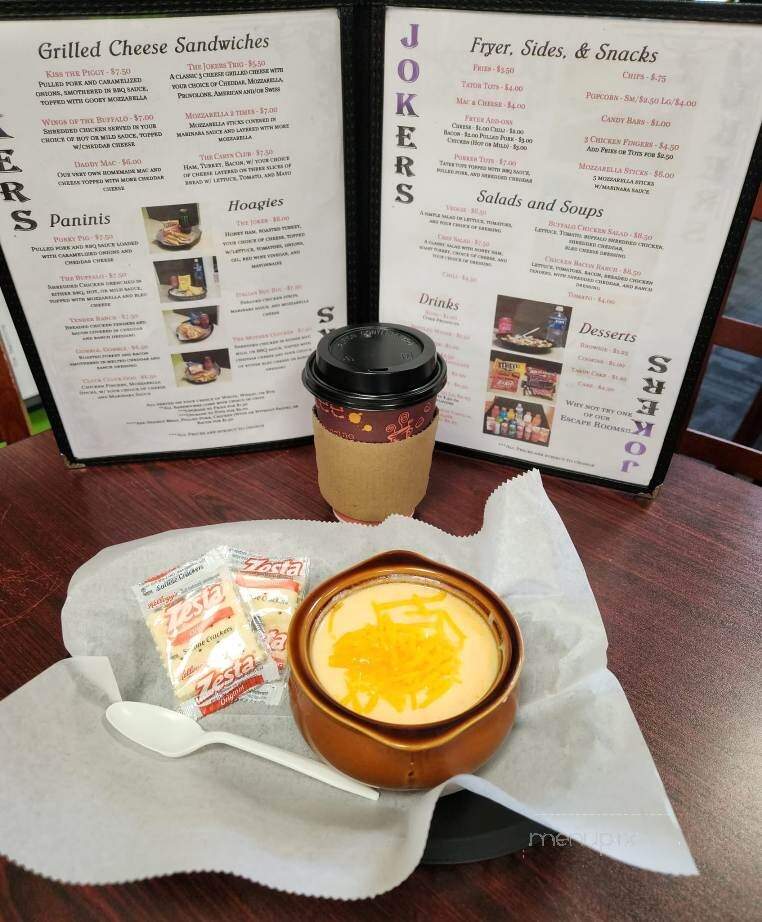 Jokers Are Wild Game Cafe - Lehighton, PA menu_pic