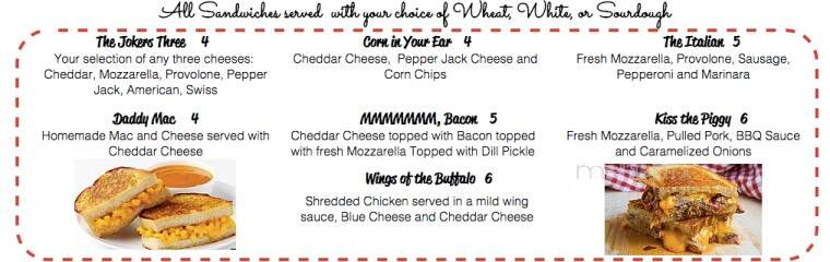 Jokers Are Wild Game Cafe - Lehighton, PA menu_pic
