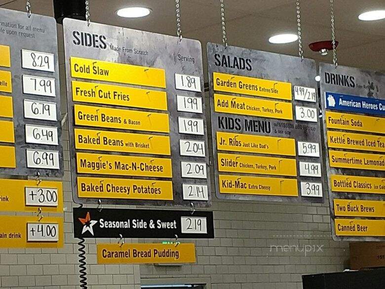 Mission BBQ - Clarksville, TN menu_pic