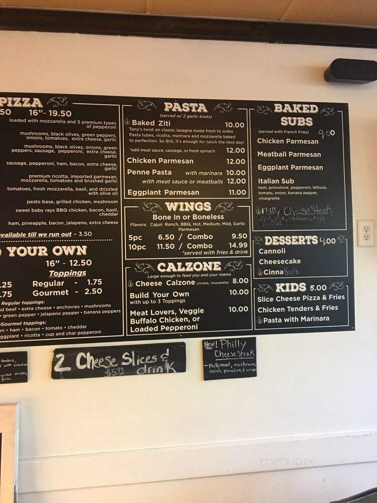 Tony Pepperoni - Atlantic Beach, FL menu_pic