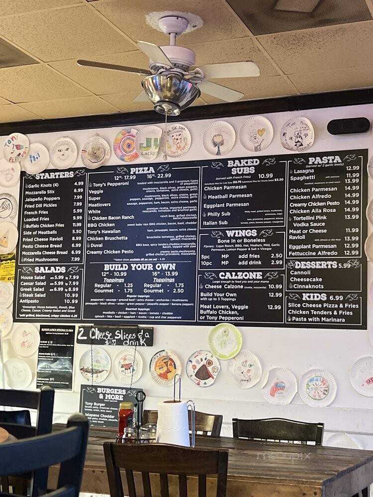 Tony Pepperoni - Atlantic Beach, FL menu_pic