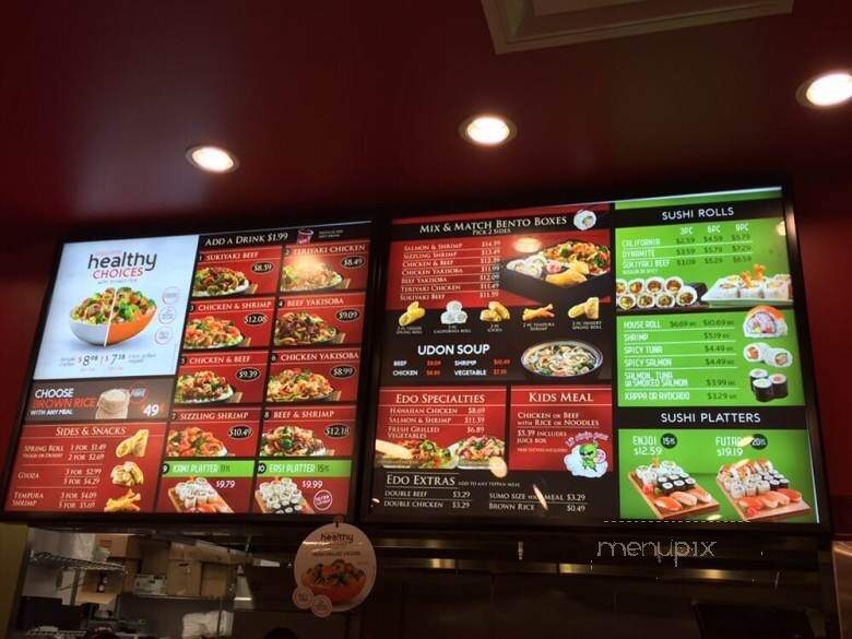 Edo Japan - Prince George, BC menu_pic