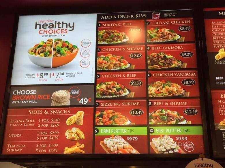 Edo Japan - Prince George, BC menu_pic