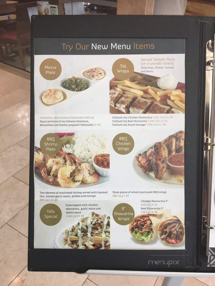 Paramount Fine Foods - Niagara Falls, ON menu_pic