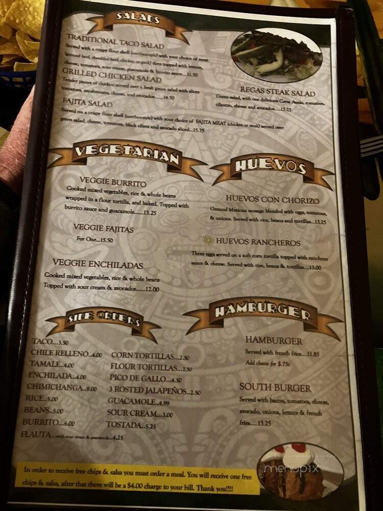 Mexican house - Meeker, CO menu_pic