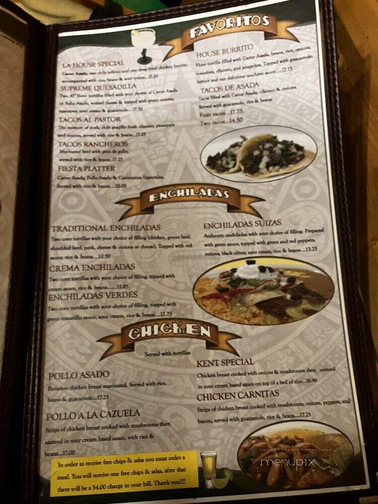Mexican house - Meeker, CO menu_pic