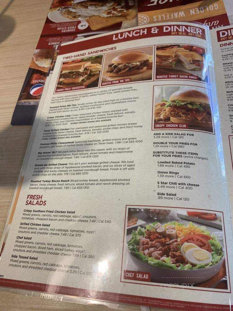 Huddle House - Sweetwater, TN menu_pic