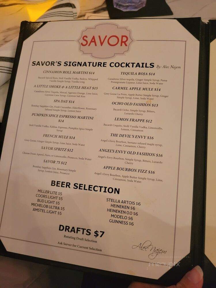 Savor Restaurant - Carmel, IN