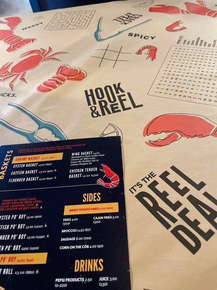 Hook & Reel Cajun Seafood & Bar - Snellville, GA menu_pic