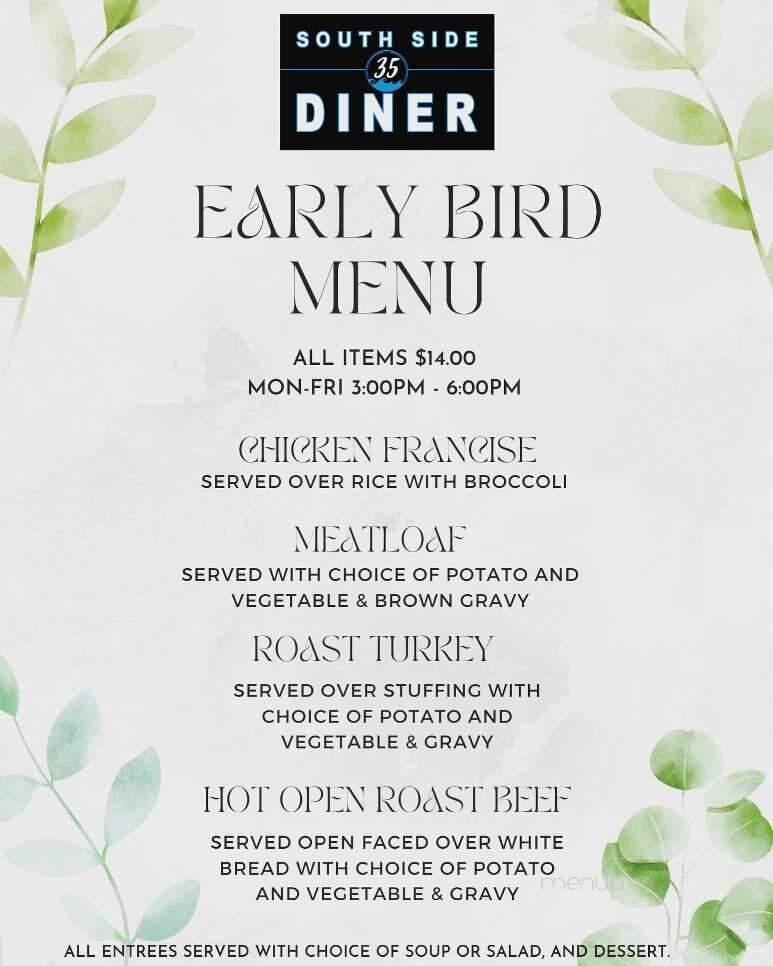 South Side 35 Diner - South Amboy, NJ menu_pic