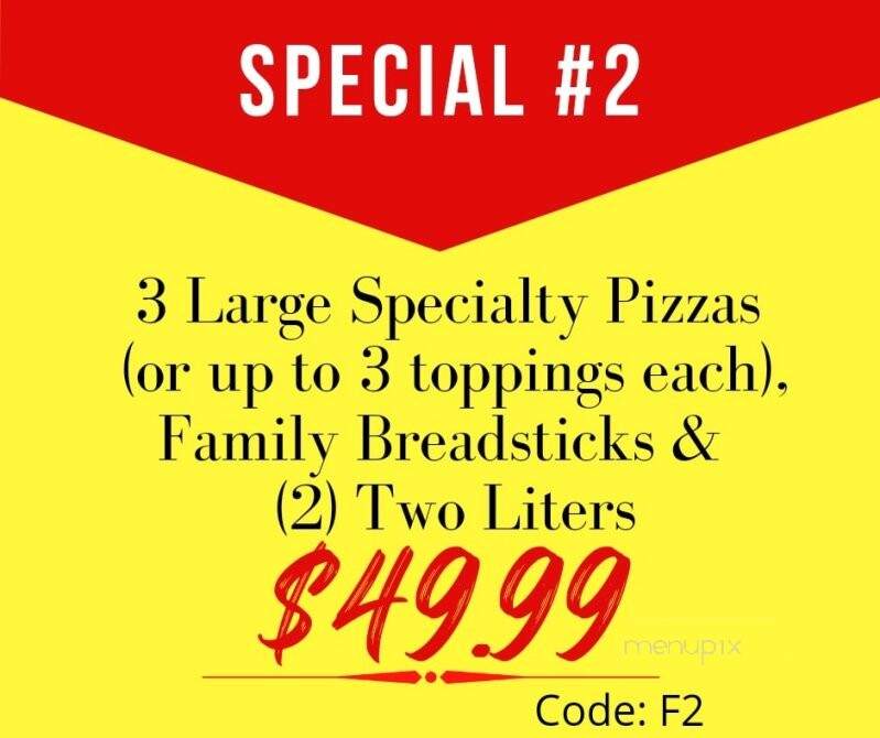 Hurricane Pizza - Pensacola, FL menu_pic