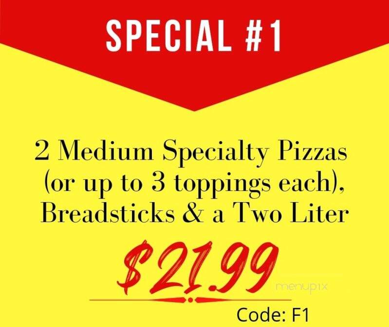 Hurricane Pizza - Pensacola, FL menu_pic