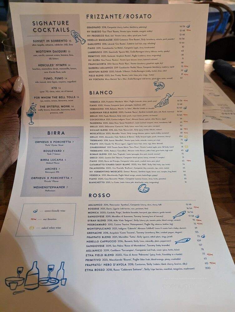 Alici Oyster Bar - Atlanta, GA menu_pic