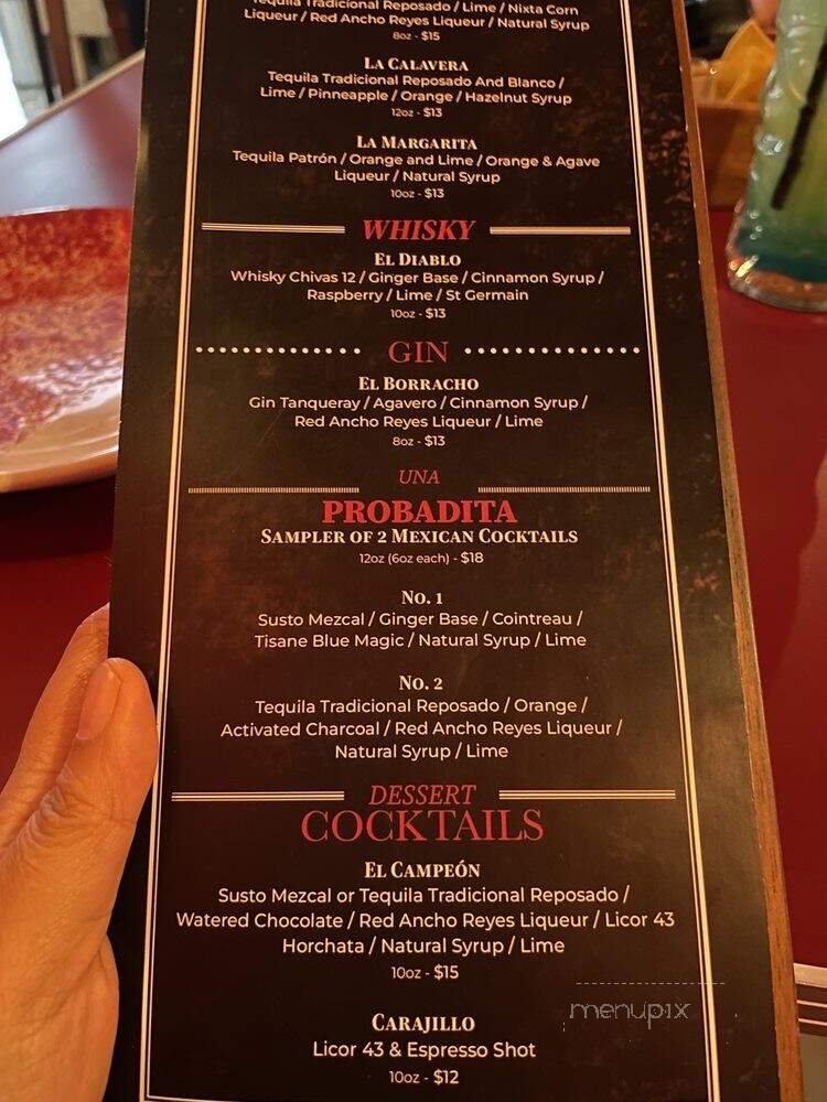 Santa Diabla - San Antonio, TX menu_pic