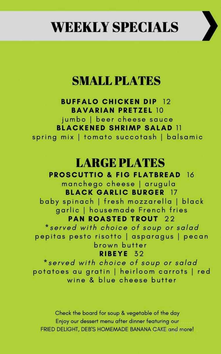 O'Charley's - Greenwood, IN menu_pic