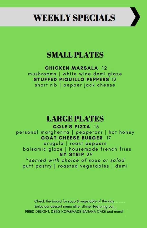 O'Charley's - Greenwood, IN menu_pic
