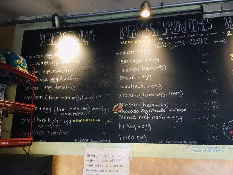 Rick's 11a Cafe - South Boston, MA menu_pic