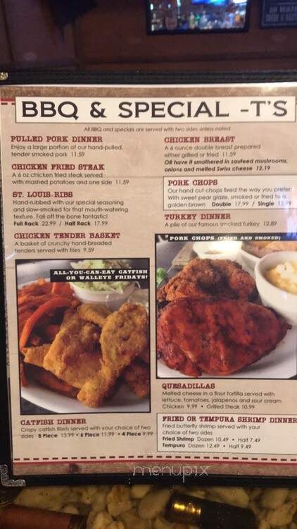 Tj's Redneck Steakhouse - Lebanon, MO menu_pic