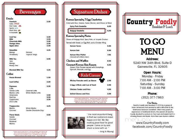 Country Foodly - Gainesville, FL