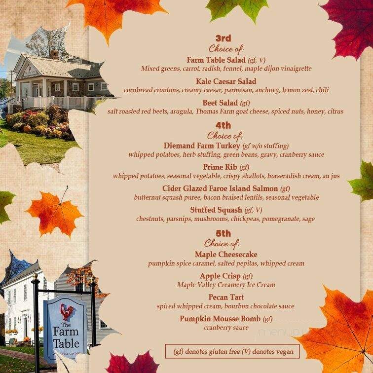 The Farm Table - Bernardston, MA menu_pic