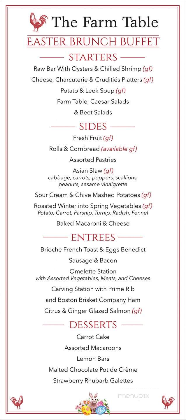 The Farm Table - Bernardston, MA menu_pic