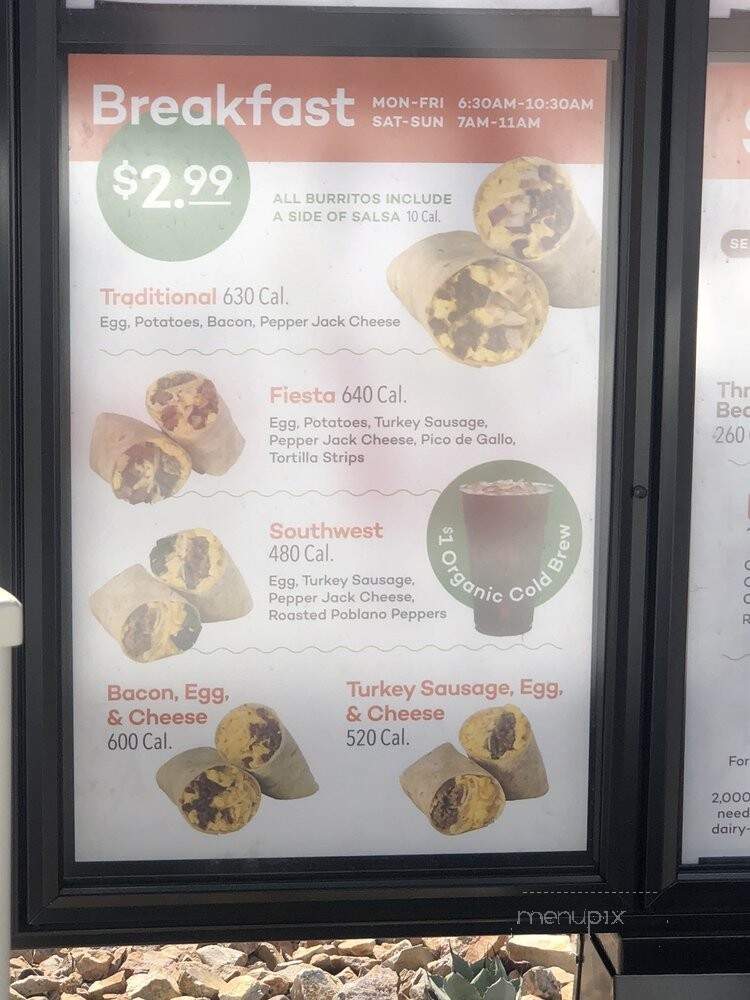 Salad and Go - Tucson, AZ menu_pic