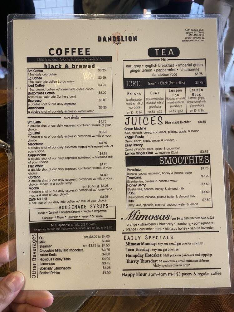 Dandelion Cafe - Bellaire, TX