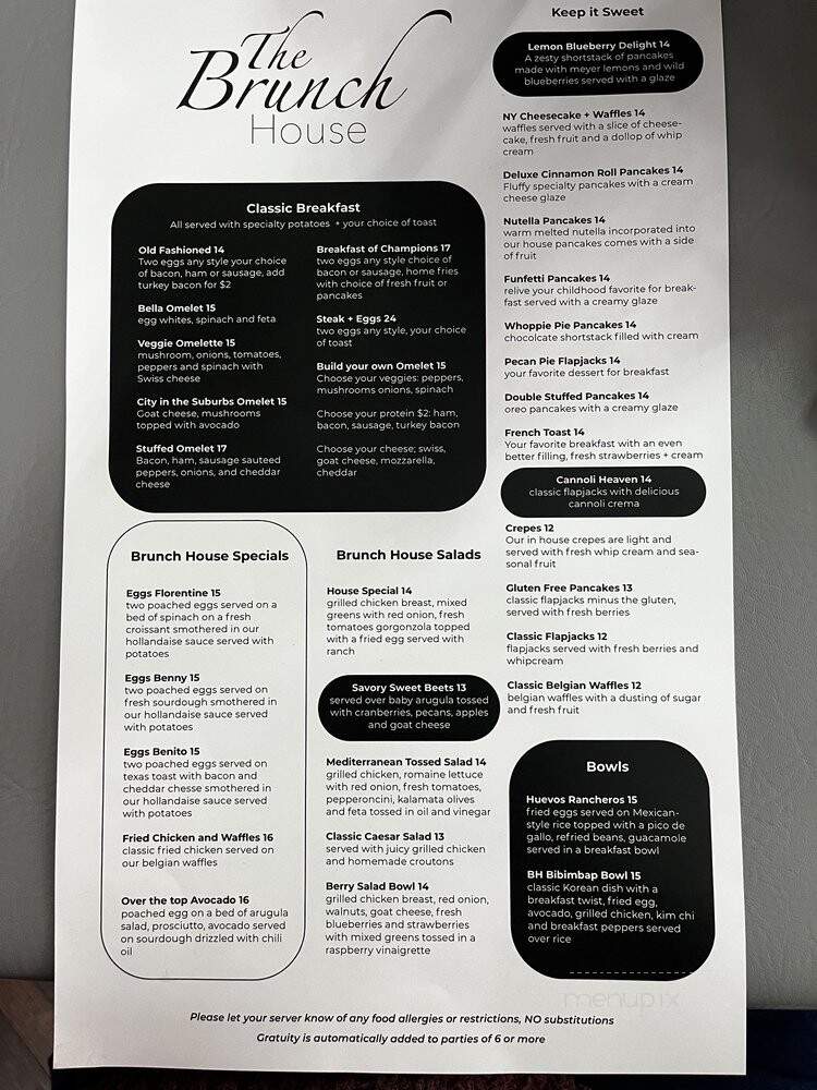 The Brunch House - Mahopac, NY menu_pic