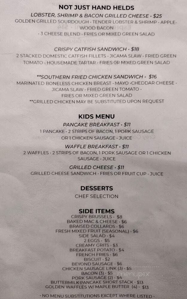 Just Brunch - Duluth, GA menu_pic