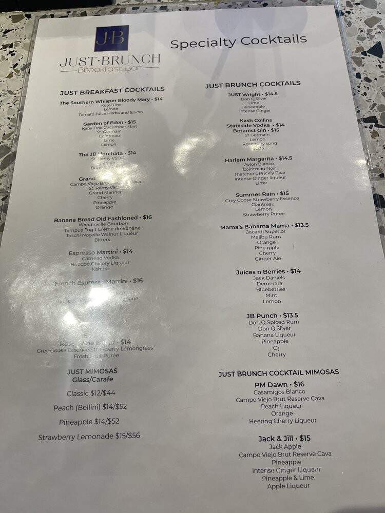 Just Brunch - Duluth, GA menu_pic