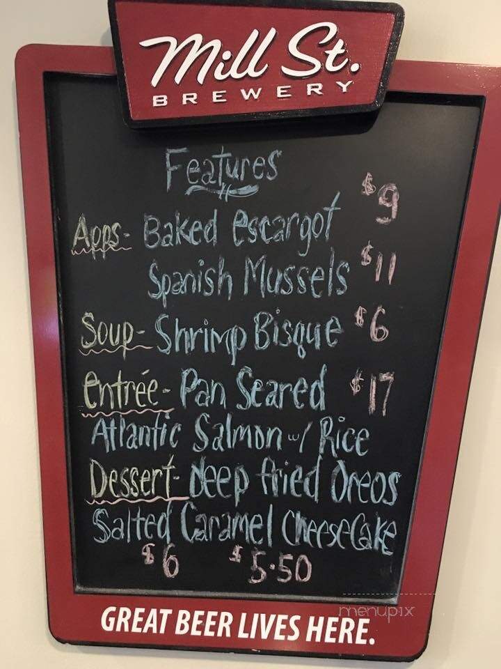 Argyle Arms Pub And Restaurant - Cambridge, ON menu_pic