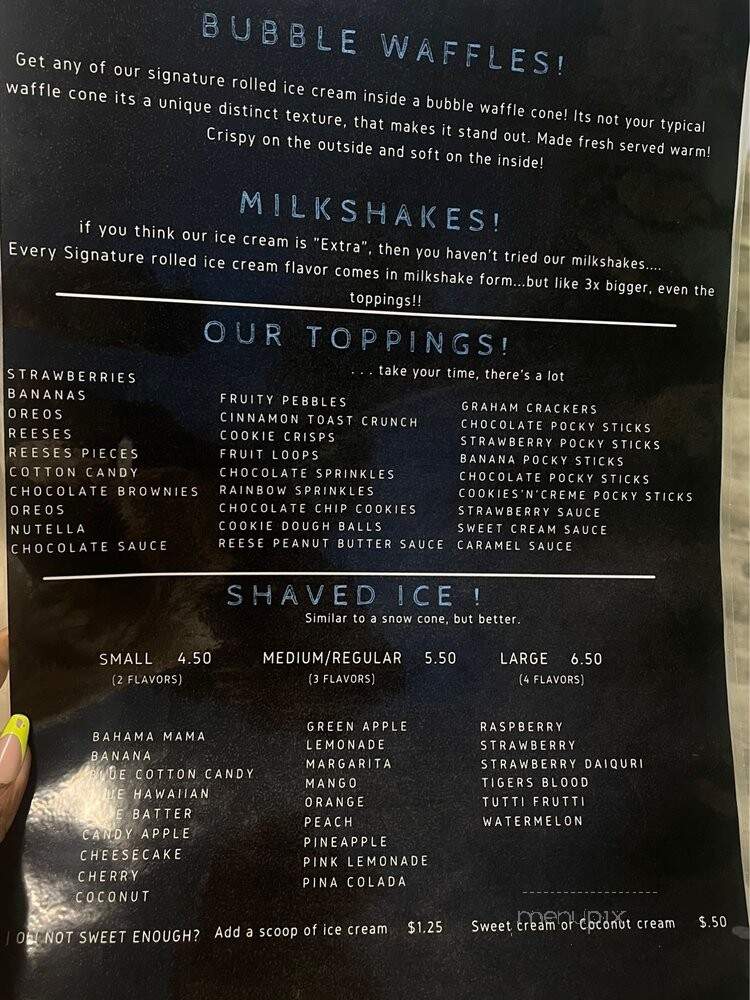Ice 'N' Roll - Fall River, MA menu_pic