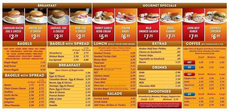 Best Bagel - Middleton, MA menu_pic