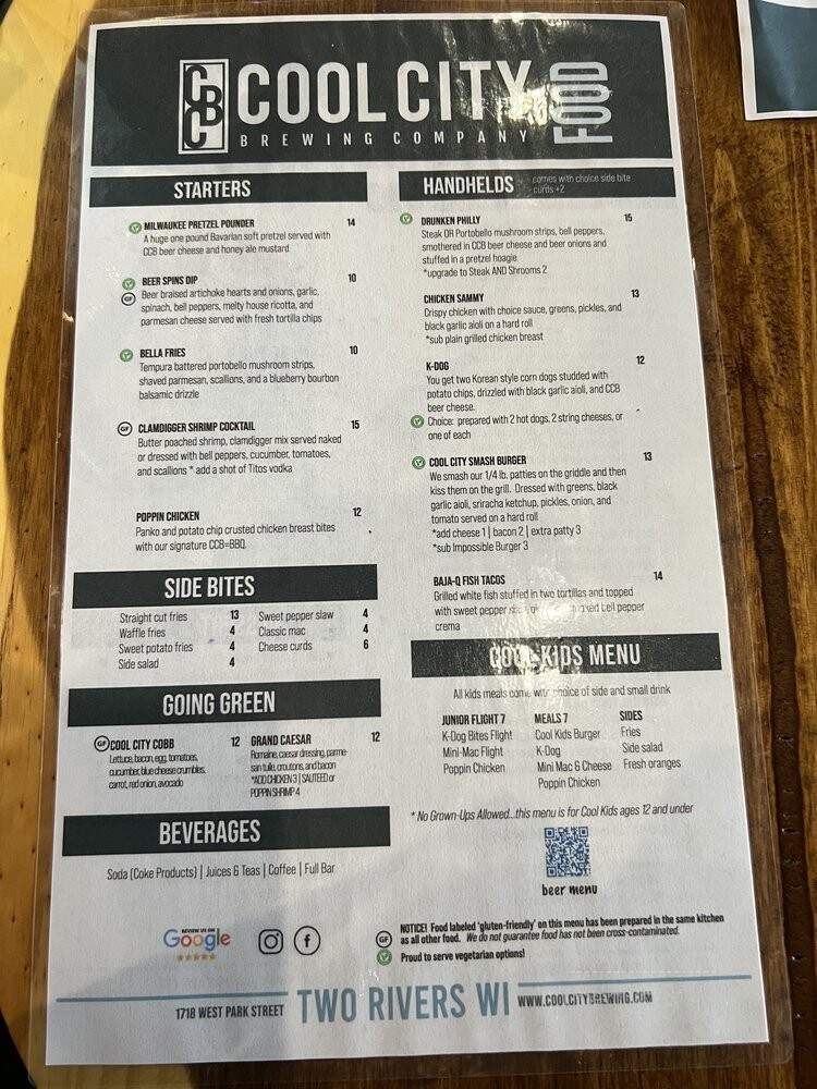 Cool City Brewing Company - Two Rivers, WI