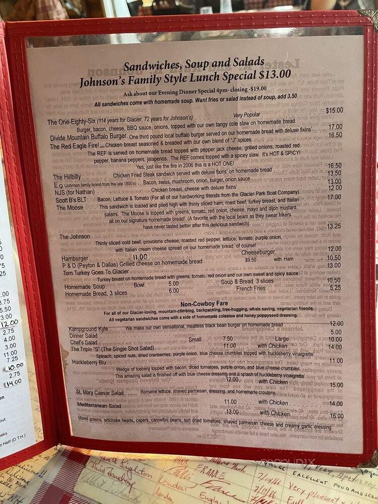 Johnson's Cafe - Saint Mary, MT