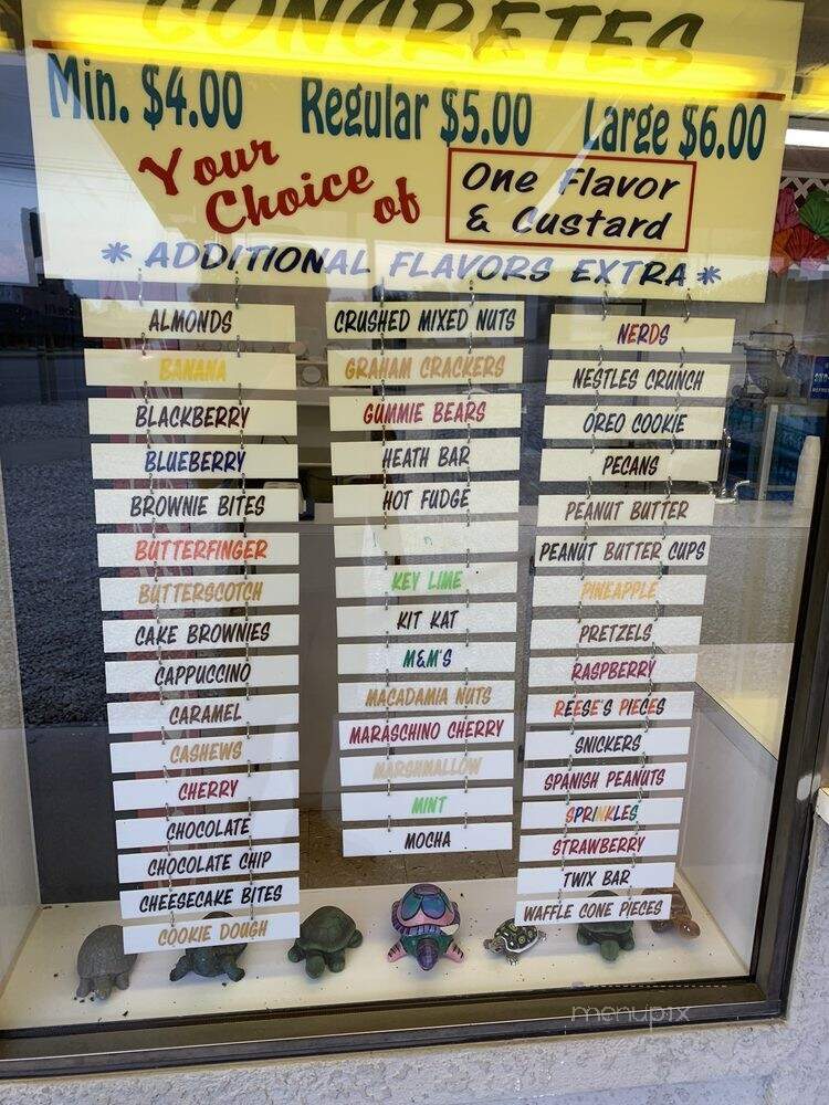 Randy's Frozen Custard - Osage Beach, MO menu_pic