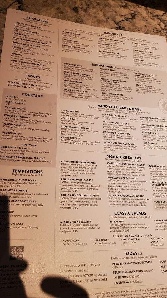 Firebirds Wood Fired Grill - Bridgeville, PA menu_pic