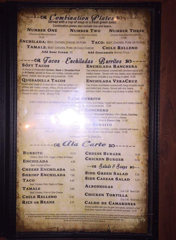 Yolanda's - Simi Valley, CA menu_pic