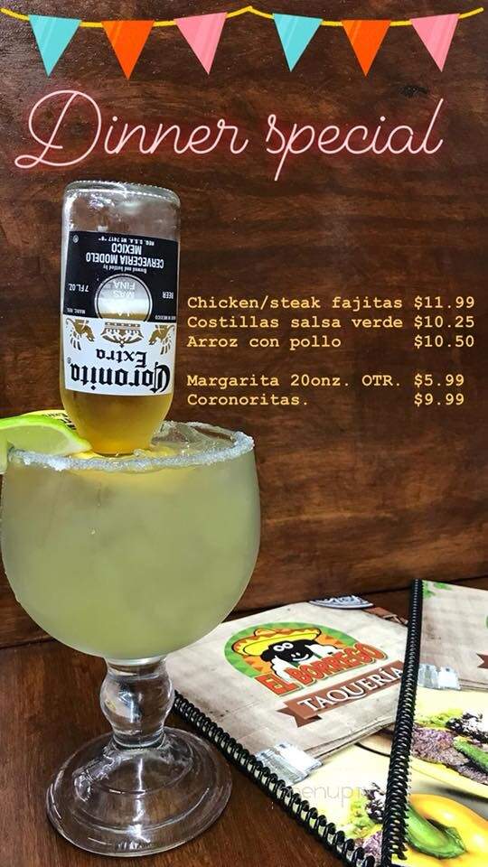 El Borrego - Kokomo, IN menu_pic