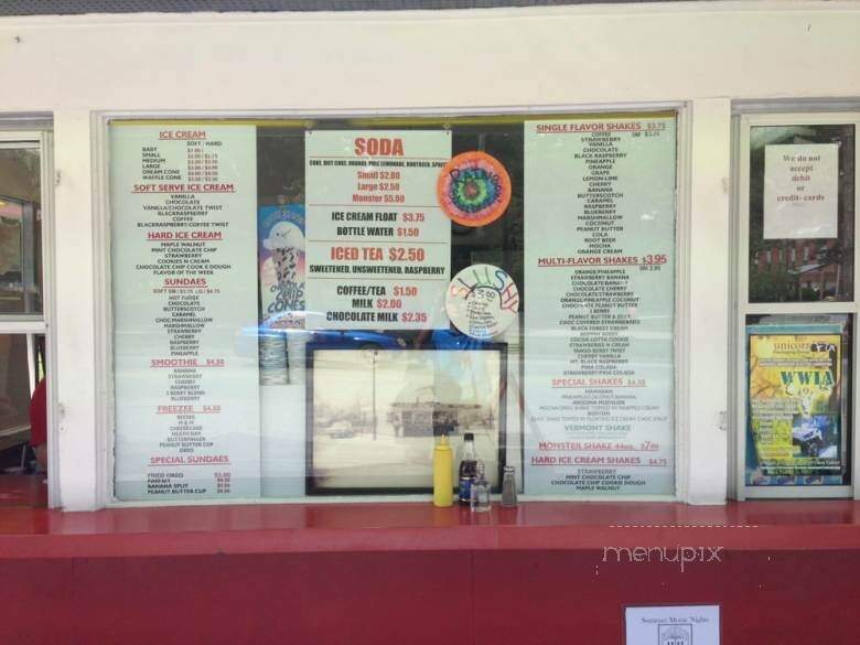 Tastee Freez - Bennington, VT menu_pic