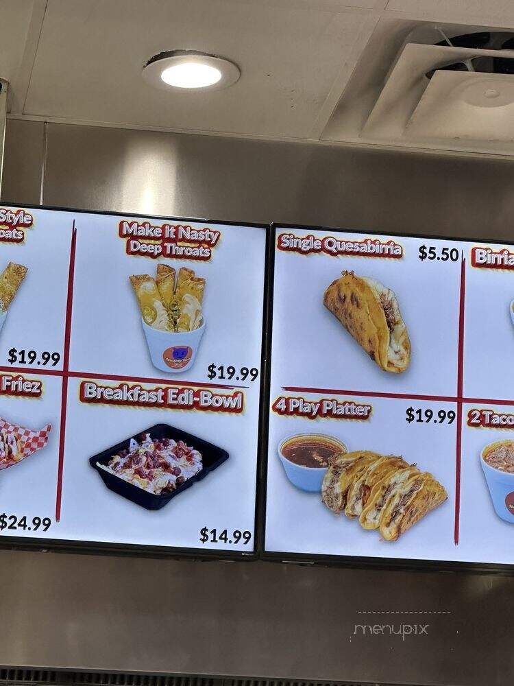 Naughty Tacos - Phoenix, AZ menu_pic