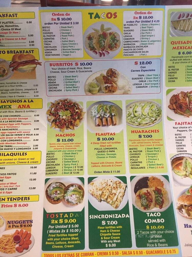 Taqueria Mi Pueblito - Hampton Bays, NY menu_pic